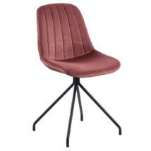 Eva design szék, korall bársony