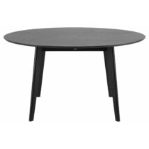 Roxby étkezőasztal, fekete, D140cm