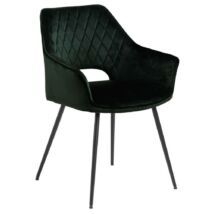 Felina design szék, zöld bársony