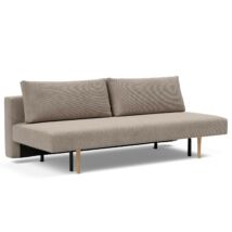 Conlix ágyazható kanapé, bézs, tölgy láb