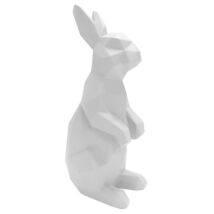 Origami Bunny szobor, fehér