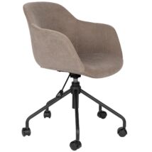 Junzo Rib irodai szék, szürke, fekete csillagláb
