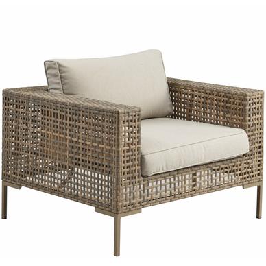Serino kerti fotel, natúr polyrattan