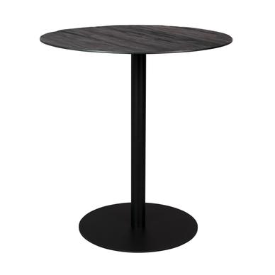 Braza bisztró asztal, fekete kerek, D75 cm