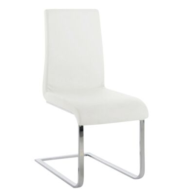 Maddox design szék, fehér textilbőr, KIFUTÓ!