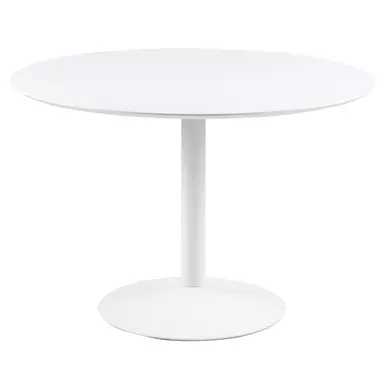 Ibiza étkezőasztal, fehér, 110 cm