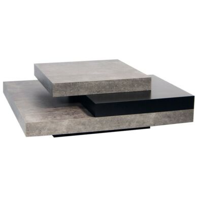 Slate dohányzóasztal, beton hatású melamin