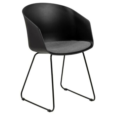 Bogart design karfás szék, szürke szövet