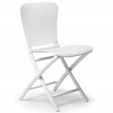 Zac Classic szék, fehér műanyag