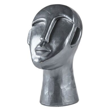 Head szobor, H30 cm, grafitszürke