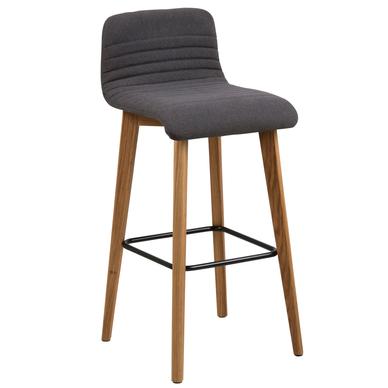 Arosa design bárszék, szürke szövet