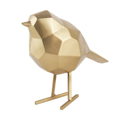 Bird szobor, 17 cm, arany