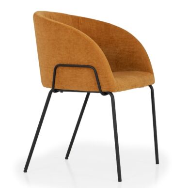 Bud design karfás szék, rozsdavörös