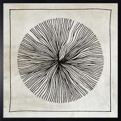 Based on a zen circle kép, 73x73 cm