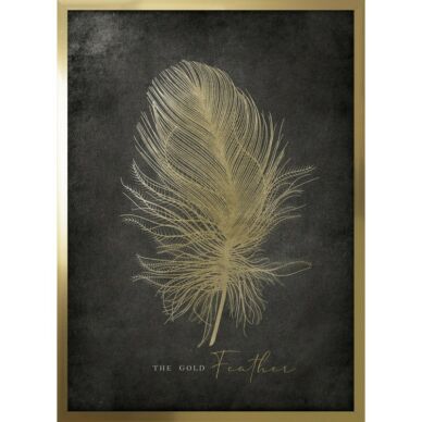 Golden feather kép, 53x73 cm