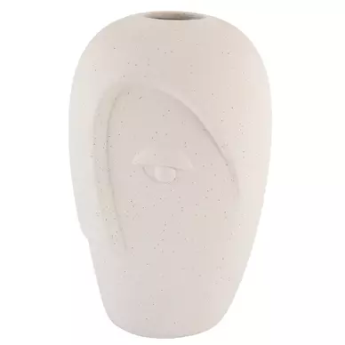 Kerámia váza, homok H19,5 cm