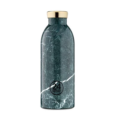 24BOTTLES Clima 500ml rozsdamentes acél termosz, GREEN MARBLE