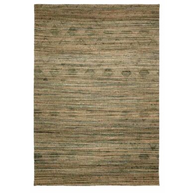 Larren szőnyeg, zöld/natúr, 200x140cm