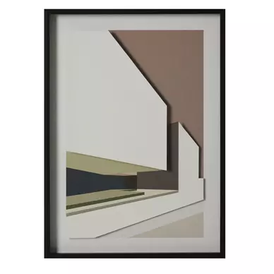 Frida poszter kerettel, building, 54x74cm