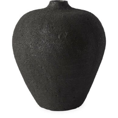 Brekstad váza, fekete terrakotta, H30cm