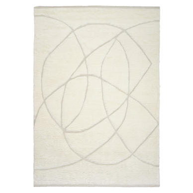 Lineal Sweep szőnyeg, fehér, 140x200cm