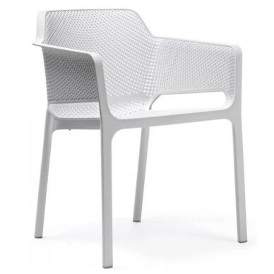NET kerti design szék, bianco