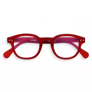 IZIPIZI RETRO C monitor szemüveg, piros, +0.00