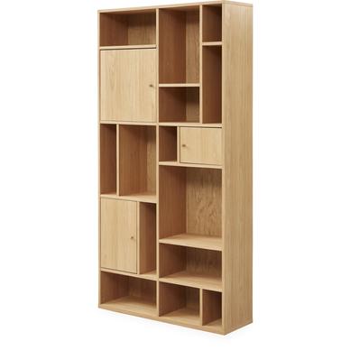 Rangoon polcrendszer, tölgy, 90 cm