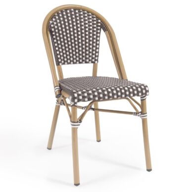 Marilyn kerti bisztró szék, alumínium/polyrattan