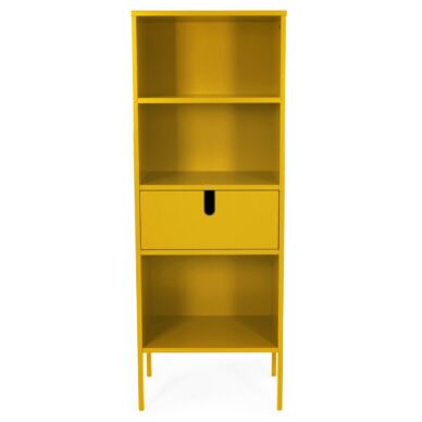 UNO magas fiókos szekrény, 56 cm, mustár