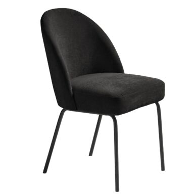 Creston design szék, fekete szövet