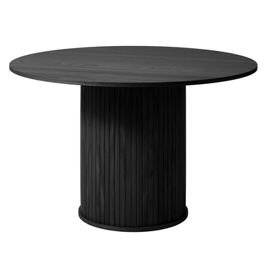 Winston étkezőasztal, D120 cm, fekete tölgy