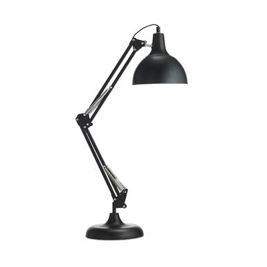 Hobby Deluxe asztali lámpa, fekete fém