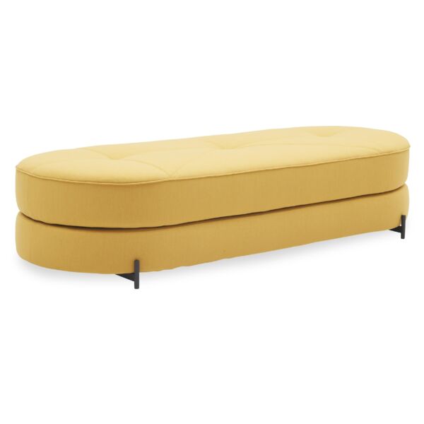 Wilfred ágyazható kanapé, mustársárga szövet