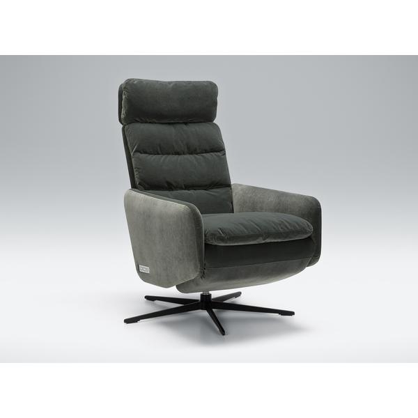 Liv relax fotel, szürke bársony Sits Liv Relax fotel szövet Sits