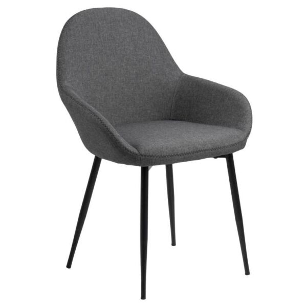 Candis design szék, szürke szövet