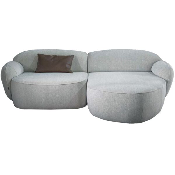 Bubble jobb ottomános kanapé, szürke szövet