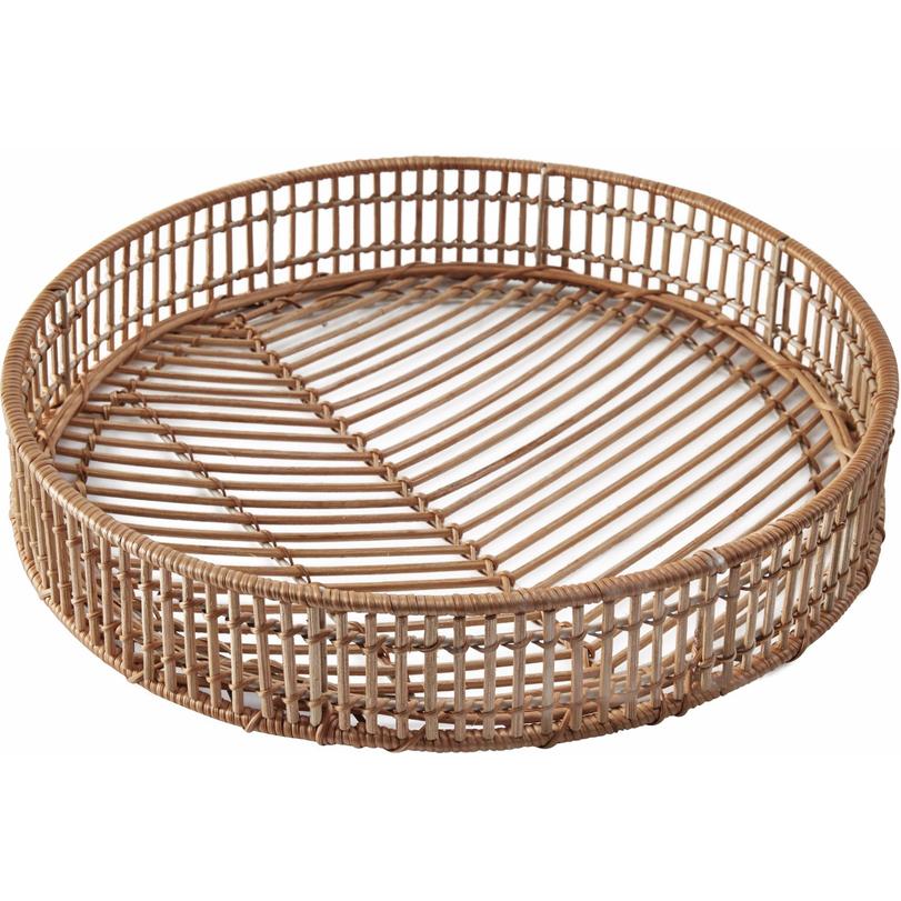 Buri tálca, natúr rattan