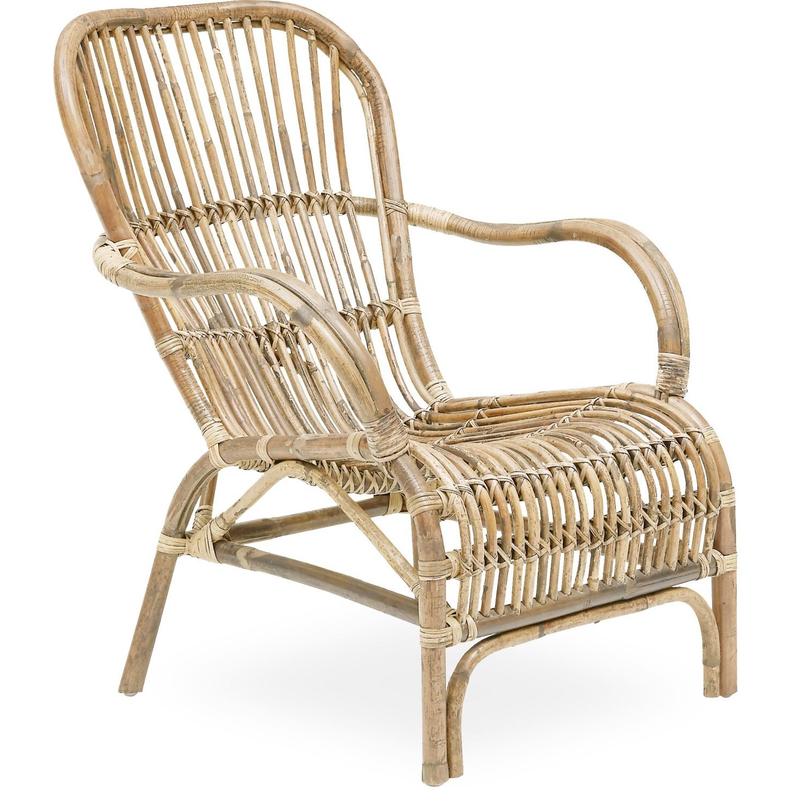 Himalaya fotel, natúr rattan
