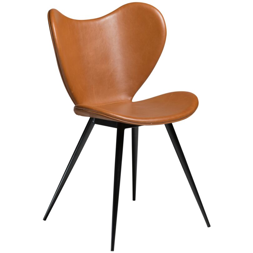 Dreamer design szék, barna textilbőr