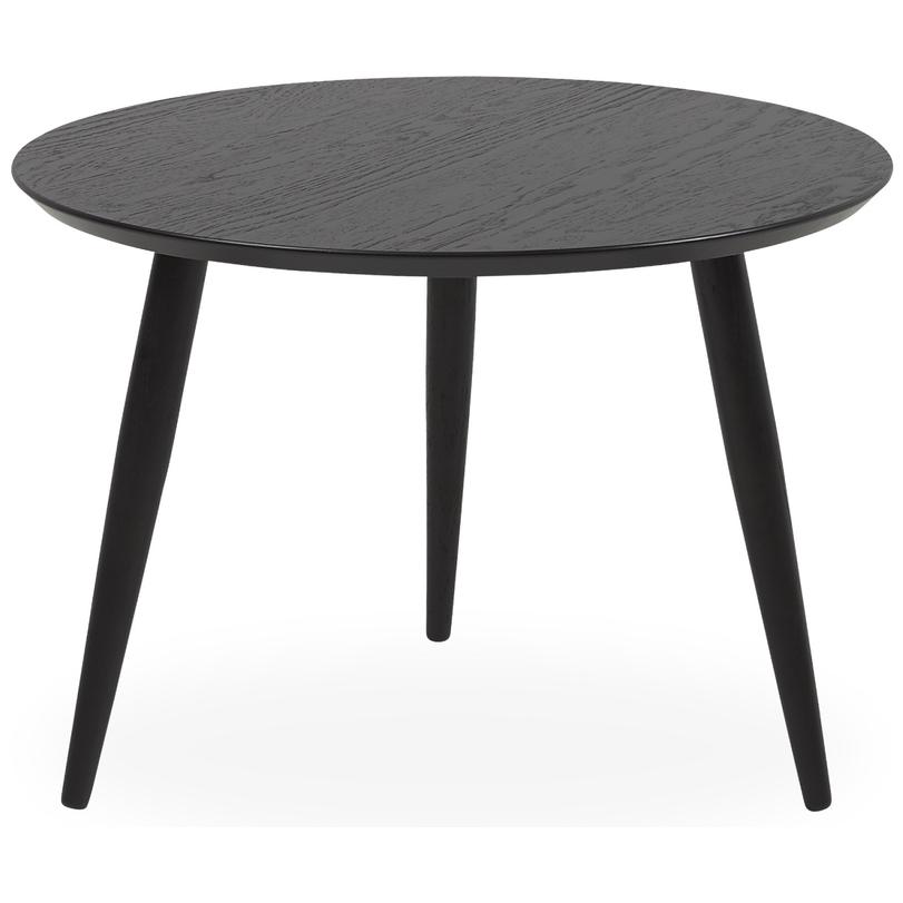 Fano dohányzóasztal, D60 cm, fekete