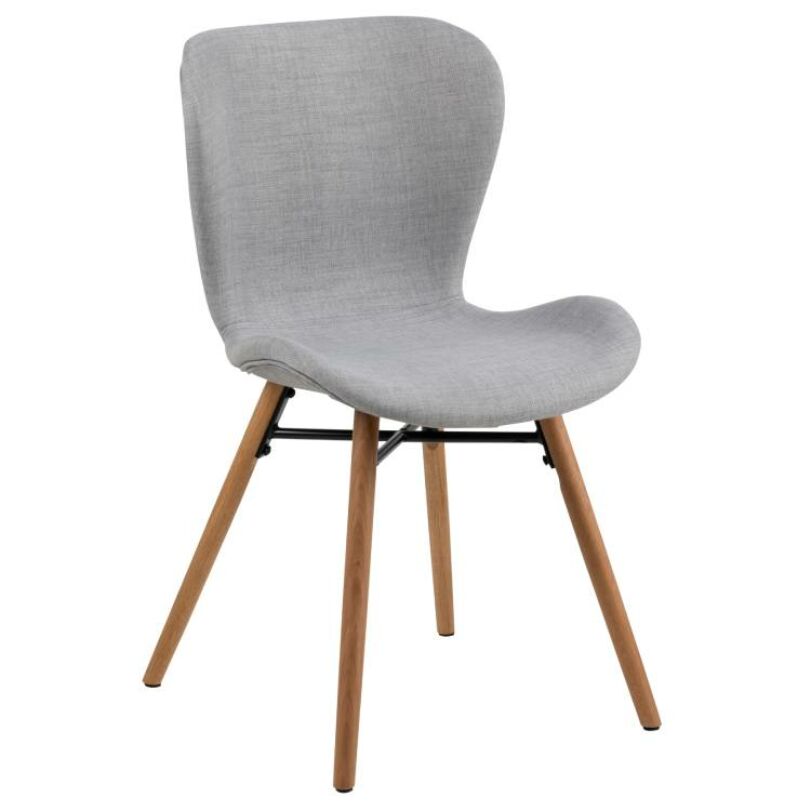 Batilda design szék, szürke szövet