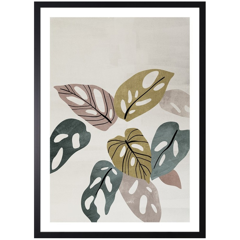 Pastel leaves No.1 kép, 53x73 cm
