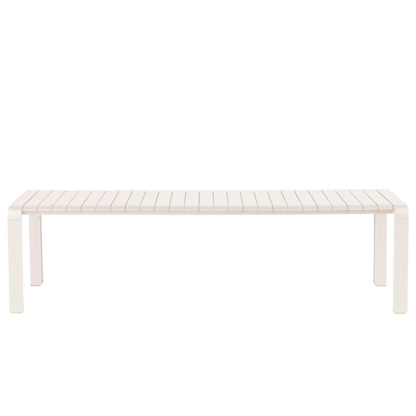 Vondel kerti pad, fehér, 175x45 cm
