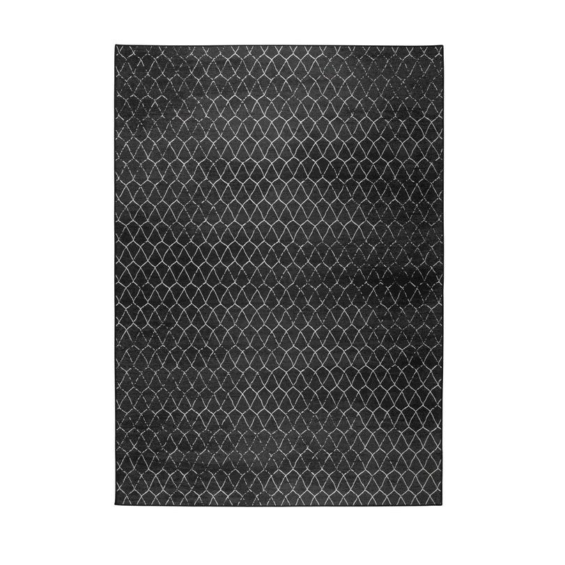 Crossley kültéri szőnyeg, fekete, 170x240 cm