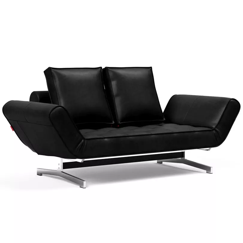 Ghia ágyazható kanapé, 550, Fekete szövet