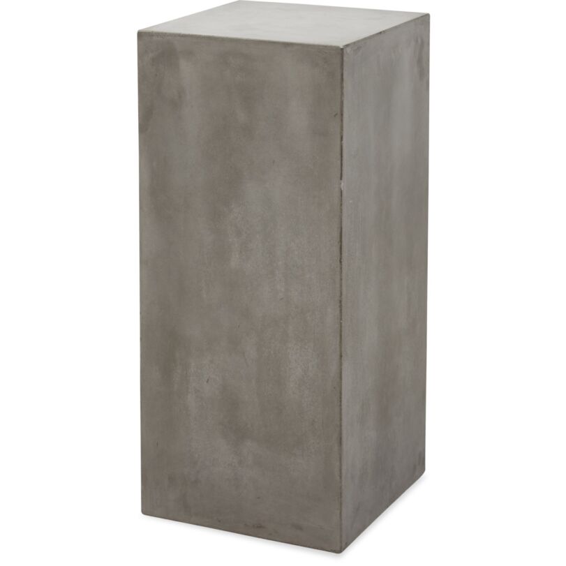 Vigo kerti kisasztal, H74 cm, szögletes, cement