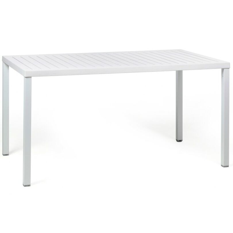 CUBE 140x80 kerti asztal, bianco