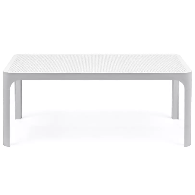 NET kerti asztal, 100x60 cm, bianco