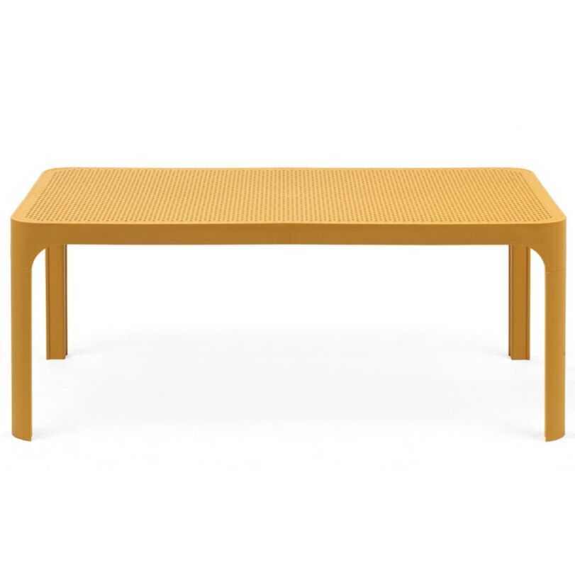 NET kerti asztal, 100x60 cm, senape